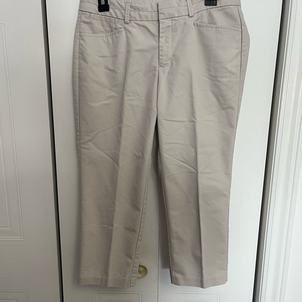 # 112 Dockers Tan Capris Comfortable Cotton Blend